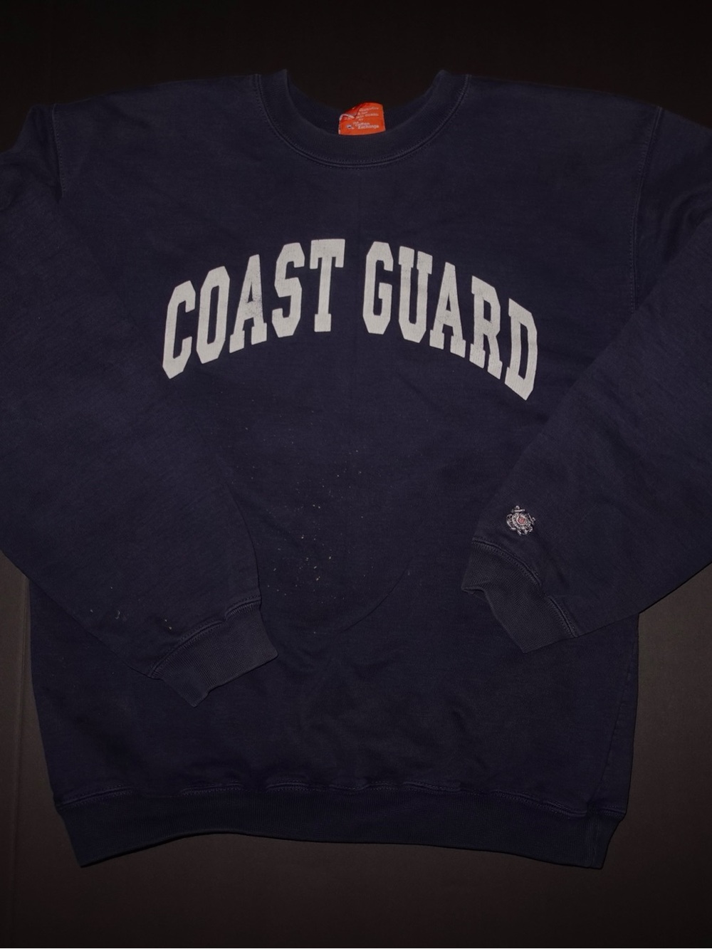 Men's Navy 'Coast Guard' Crewneck Sweatshirt
